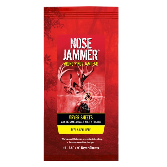 Nose Jammer Dryer Sheets 15ct.