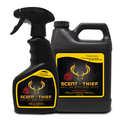 Scent Thief Combo Pack Field Spray 12oz & Refill 32oz