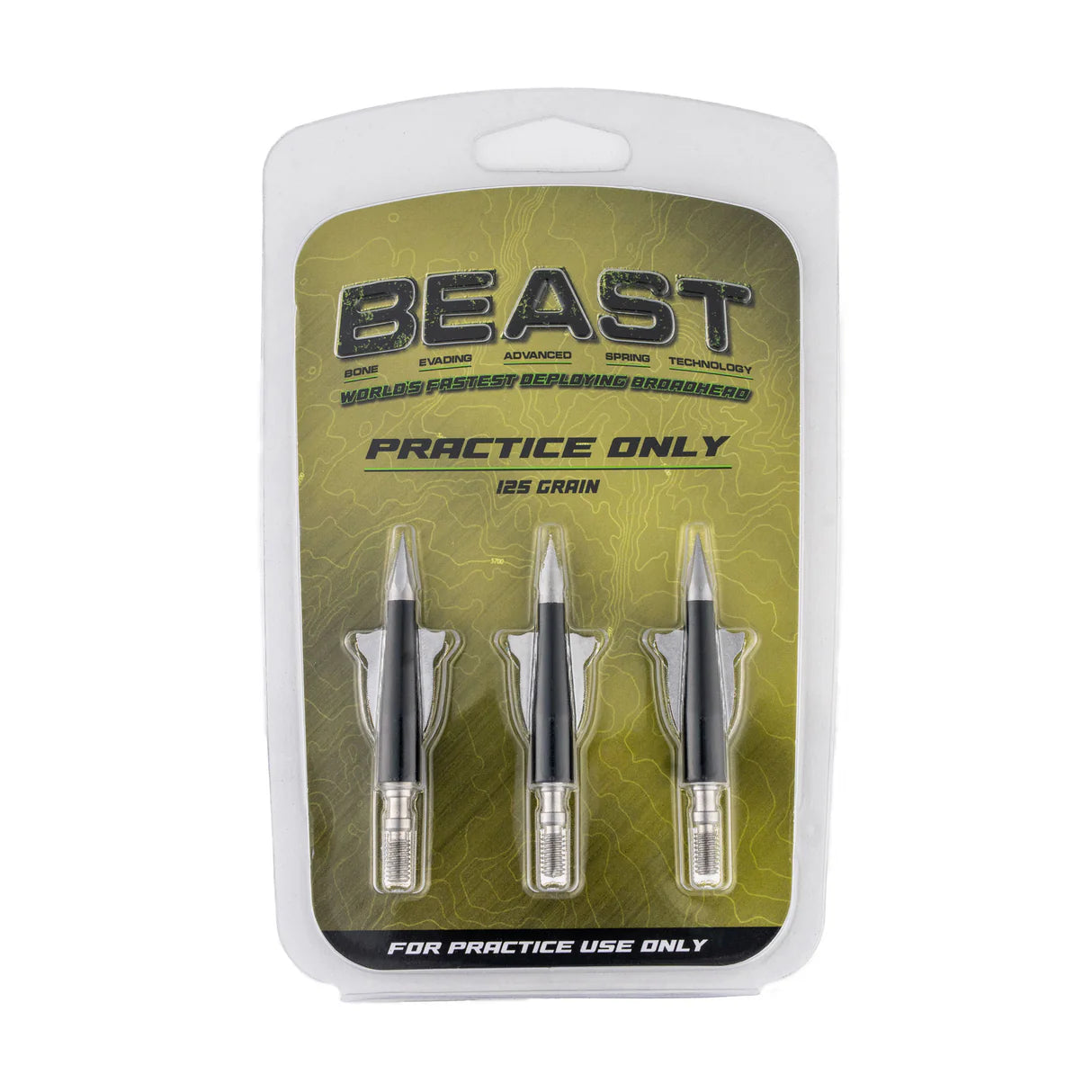Beast 125gr 2.0 3pk w/Practice Tip