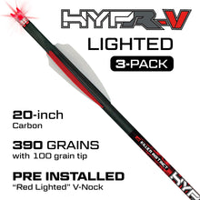 Killer Instinct Hypr-V  20" Lighted Bolts .003 3 pk