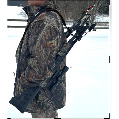 LOC OutdoorZ Pro HuntR Bow Carry Sling Black
