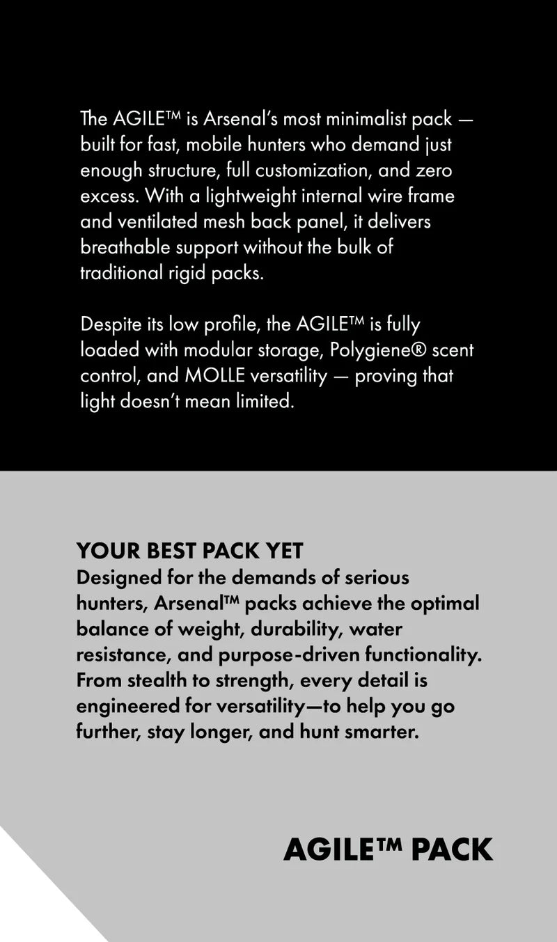 Hunt Arsenal Agile Pack