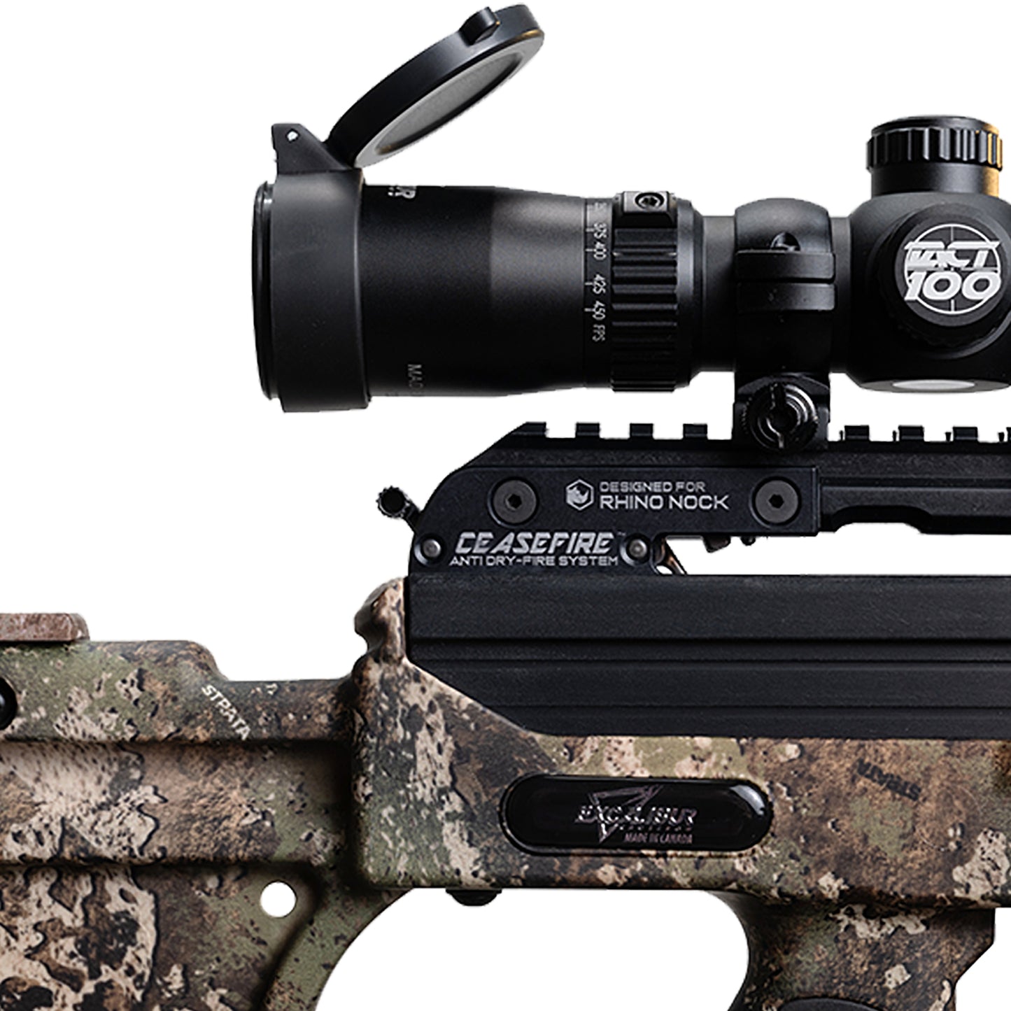 Excalibur Micro Suppressor Extreme-MOBUC w/Tact100 Scope & Charger EXT
