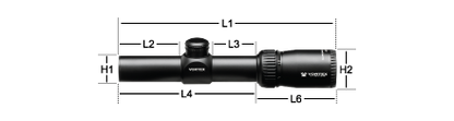 Vortex Crossfire II - 1-4x24 w/ V-Brite