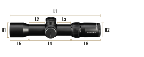 Vortex Crossfire II 2-7x32 Crossbow Scope Kit