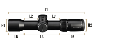 Vortex Crossfire II 2-7x32 Crossbow Scope Kit