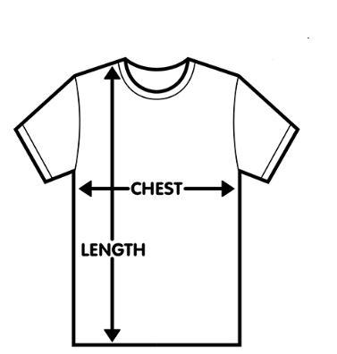 Excalibur T-Shirt Size Chart